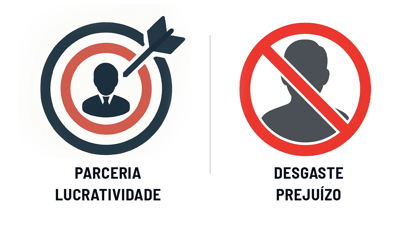 Planejamento comercial para empresas de serviço: o framework completo 1 ICP vs anti-persona