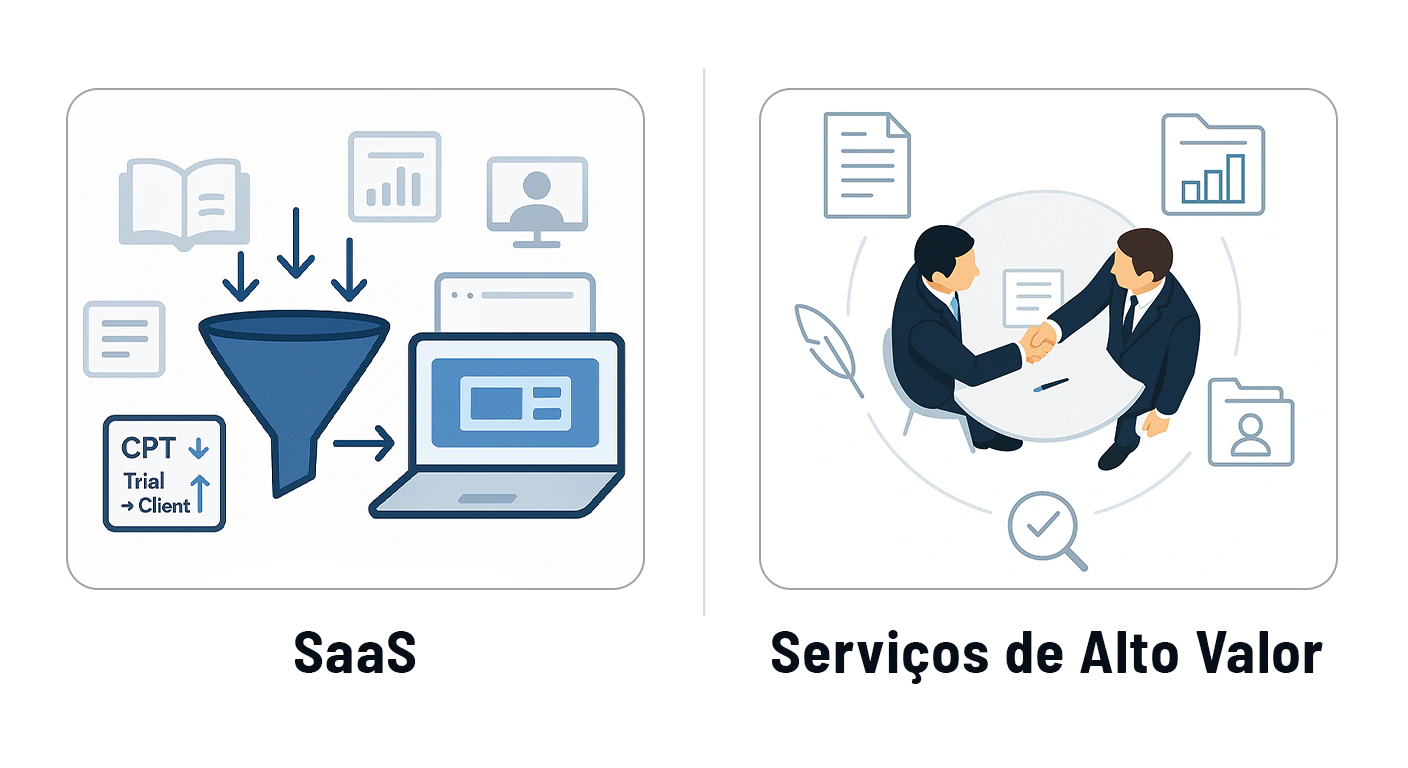 Saas vs servicos Saas vs servicos