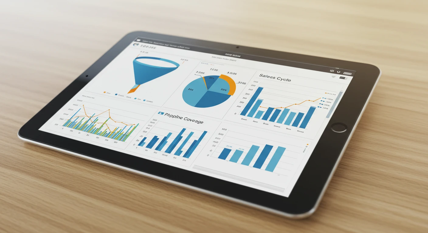 Como estruturar um pipeline de vendas para escalar seu negócio 2 imagem5 funil em um tablet